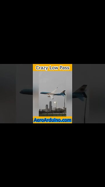 Crazy Low Pass #Aircraft #Flying #Aviation #AeroArduino