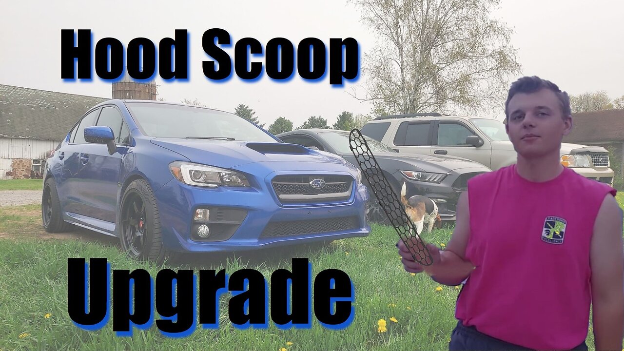 Hood Scoop Upgrade 2015 Subaru WRX - OLM Vent Mesh