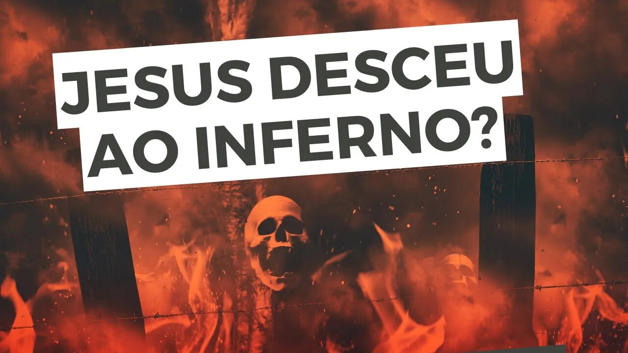 RESPOSTA: Jesus desceu ao inferno e pregou para espíritos em prisões? 1 Pedro 3:18 - Leandro Quadros