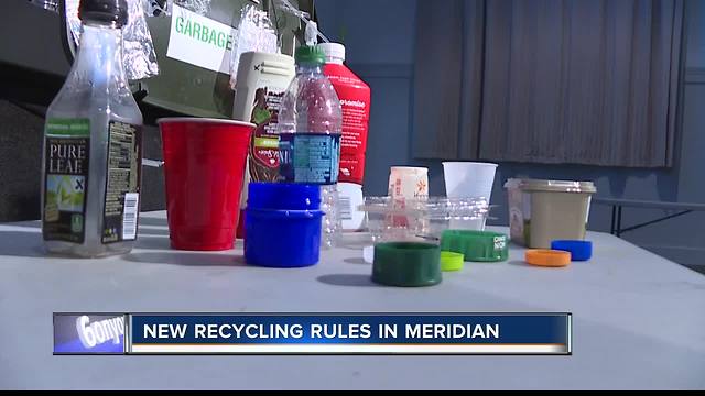 Residents of Meridian will see recycle changes