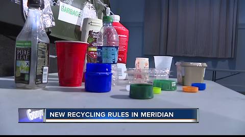Residents of Meridian will see recycle changes