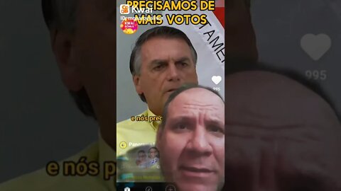 Presidente Bolsonaro pede votos dos indecisos e de qu m não foi votar