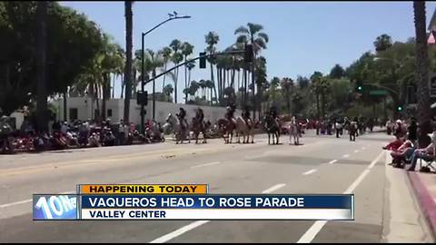 Valley Center Vaqueros Head to Rose Parade