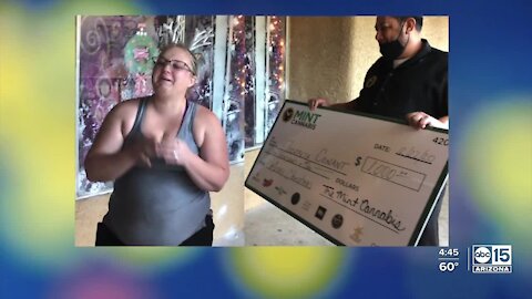 Valley marijuana dispensary donates to families in need