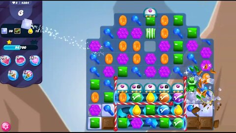 Candy Crush Level 4304 Talkthrough, 30 Moves 0 Boosters
