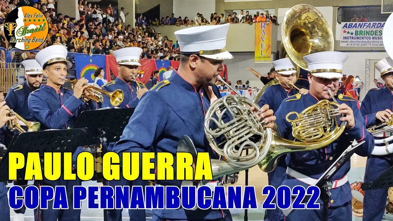 BANDA MARCIAL PAULO GUERRA 2022 NA ETAPA FINAL DA COPA PERNAMBUCANA DE BANDAS E FANFARRAS 2022