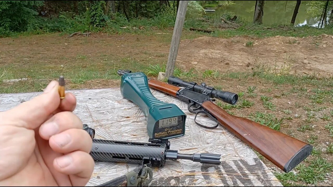 SMOKING, Aguila Interceptor chrono test, SBR and 16" Rifle