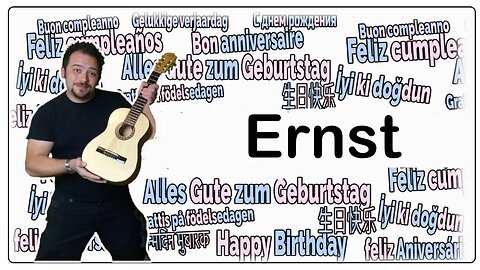 Happy Birthday Ernst - Happy Birthday to You Ernst #shorts