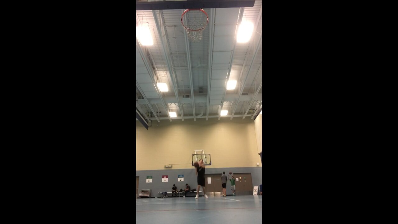 Youngest son shooting 3’s