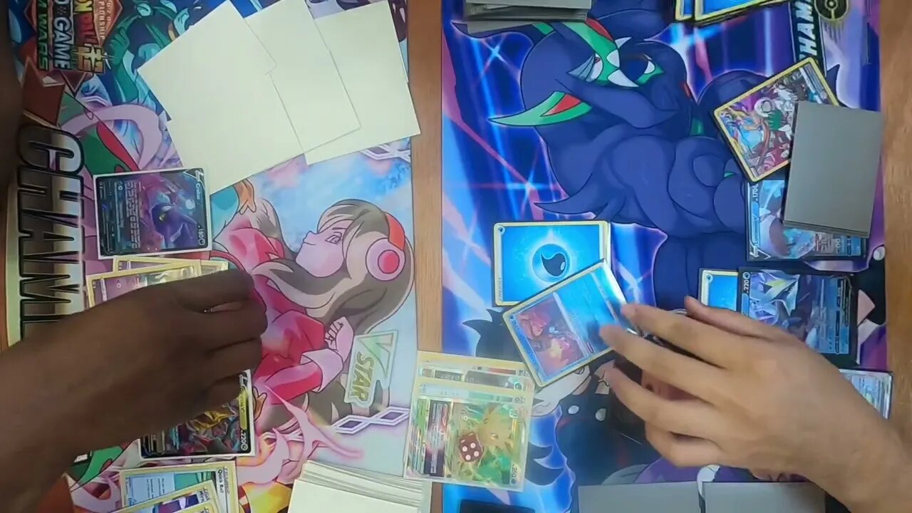 Giratina VStar/Leafeon VStar vs Kyurem VMAX/Palkia VStar at @The Local Game Store | Pokemon TCG