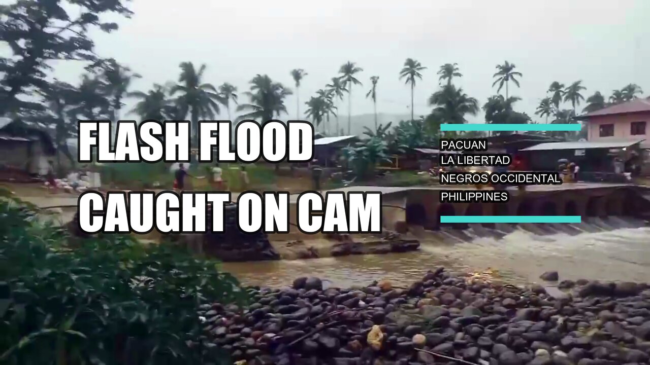 MOTHER NATURE IS ANGRY-FLASH FLOOD CAUGHT ON CAMERA