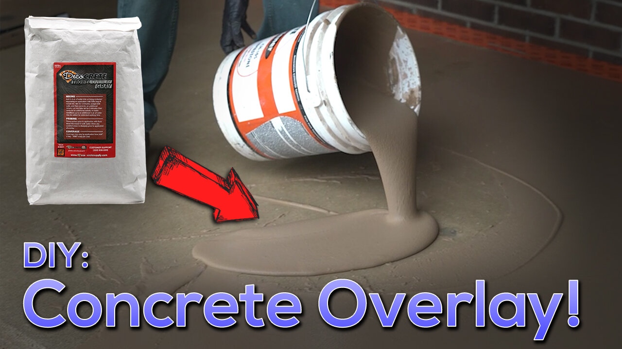 DIY Concrete Overlay!