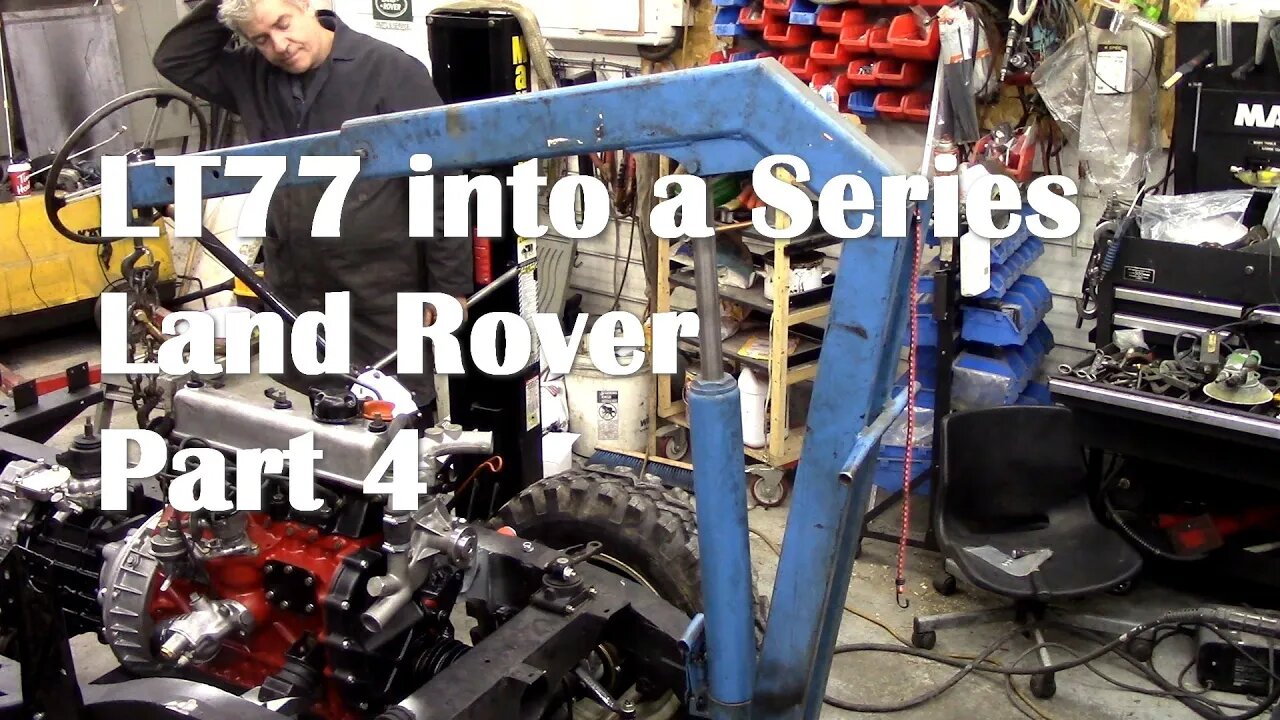 2 25 petrol and LT77 to a 109 S2a Part 4 Fitting the engine