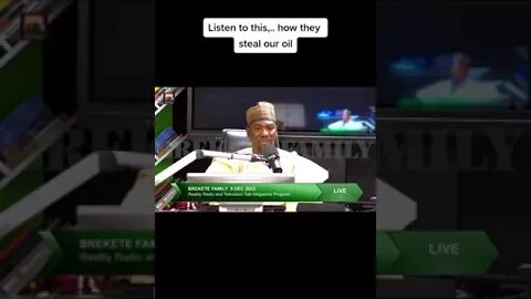 Listen to this how they steal our Oil mineral