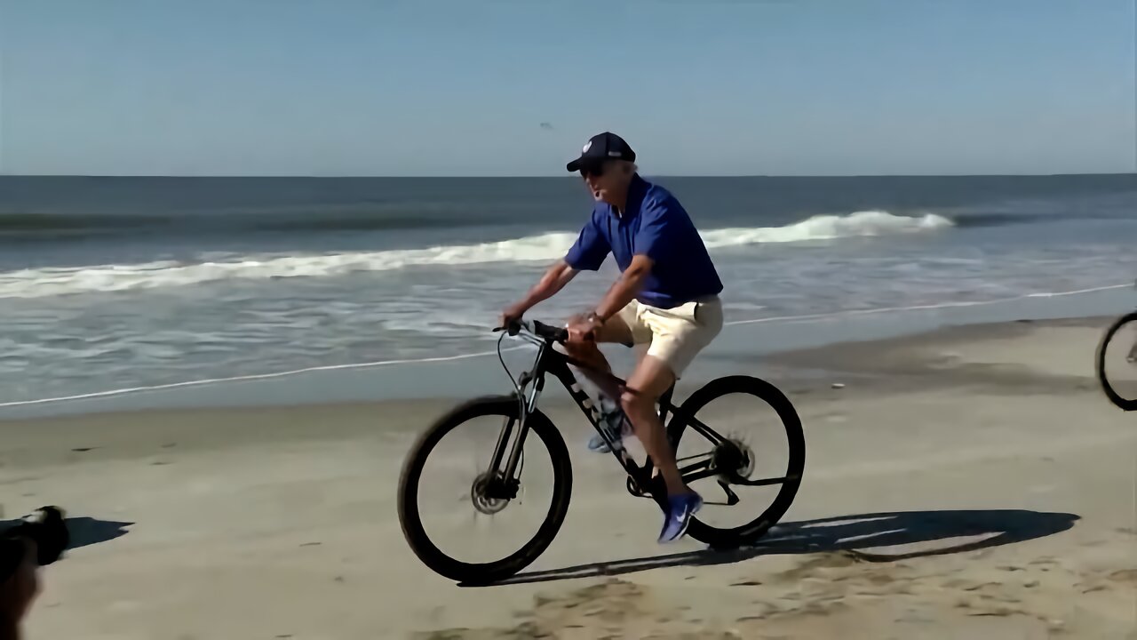 Biden Biking at Kiawah Island, Reporters Ask ‘Will You Come and Talk to Us?’