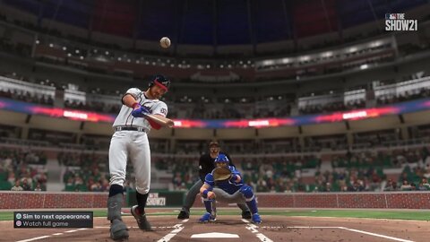 MLB The Show 21 HR foul pole