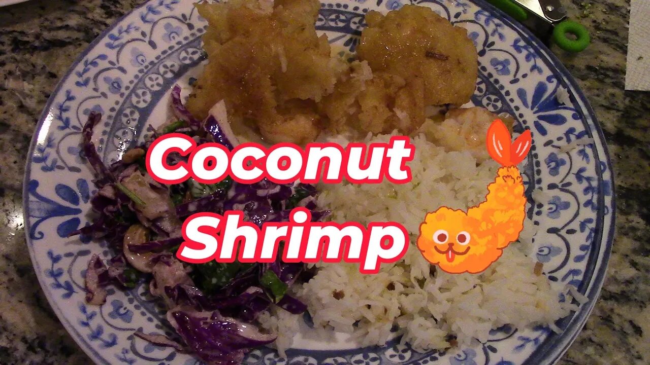 Hello Fresh Toasted Coconut Tempura Shrimp 🍤