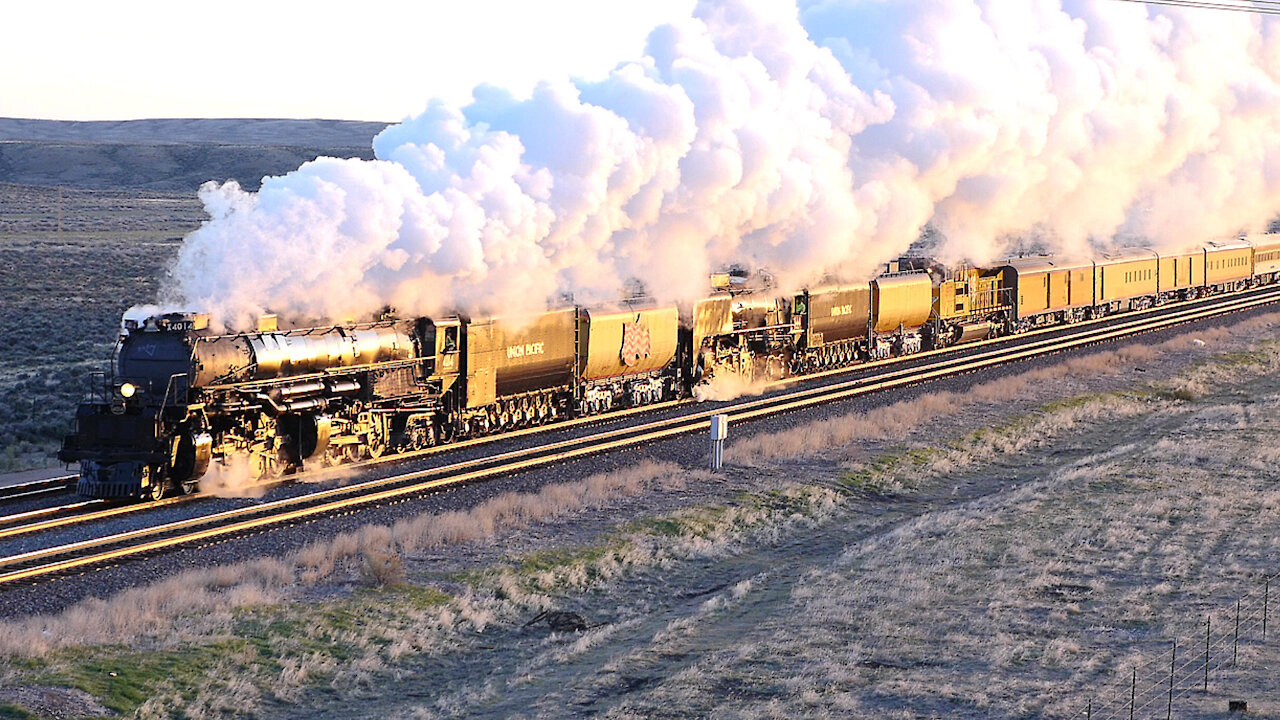 Union Pacific Big Boy 4014 Steam Train First Trip!