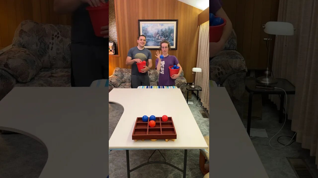 Unbelievable Ending 😱 Tic-Tac-Toe 🔴 Ball Toss Challenge 🔵