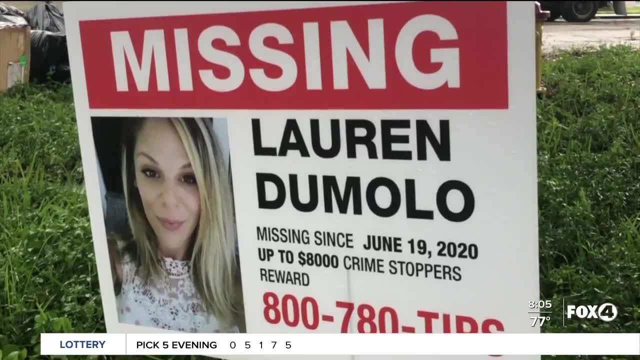 Community members post signs for missing mom in Cape Coral