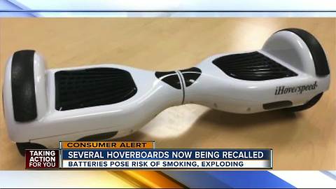 7 toy hoverboard models recalled