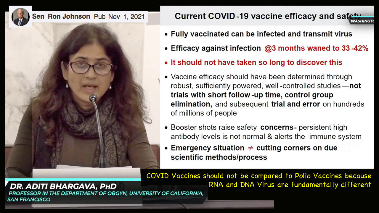 COVID Vaccines should NOT be Compared to Polio Vaccines