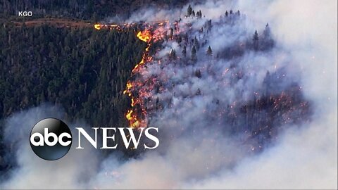 Oak Fire spreads over 6,500 acres in California