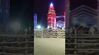 Twin Tower Durga Puja Pandal 2022. #shorts.