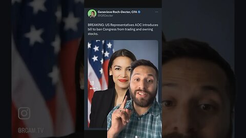 AOC and Matt Gaetz introduce bill to BAN members of congress insider trading!!!