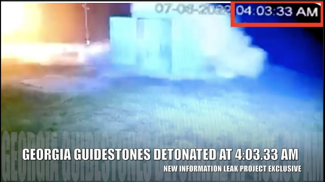 Georgia Guidestones Detonated at 4:03.33 AM, New Information