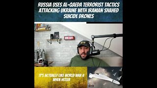 Russia Uses Terrorist Tactics Attacking Ukraine With Iranian Shahed Suicide Drones - War In Ukraine