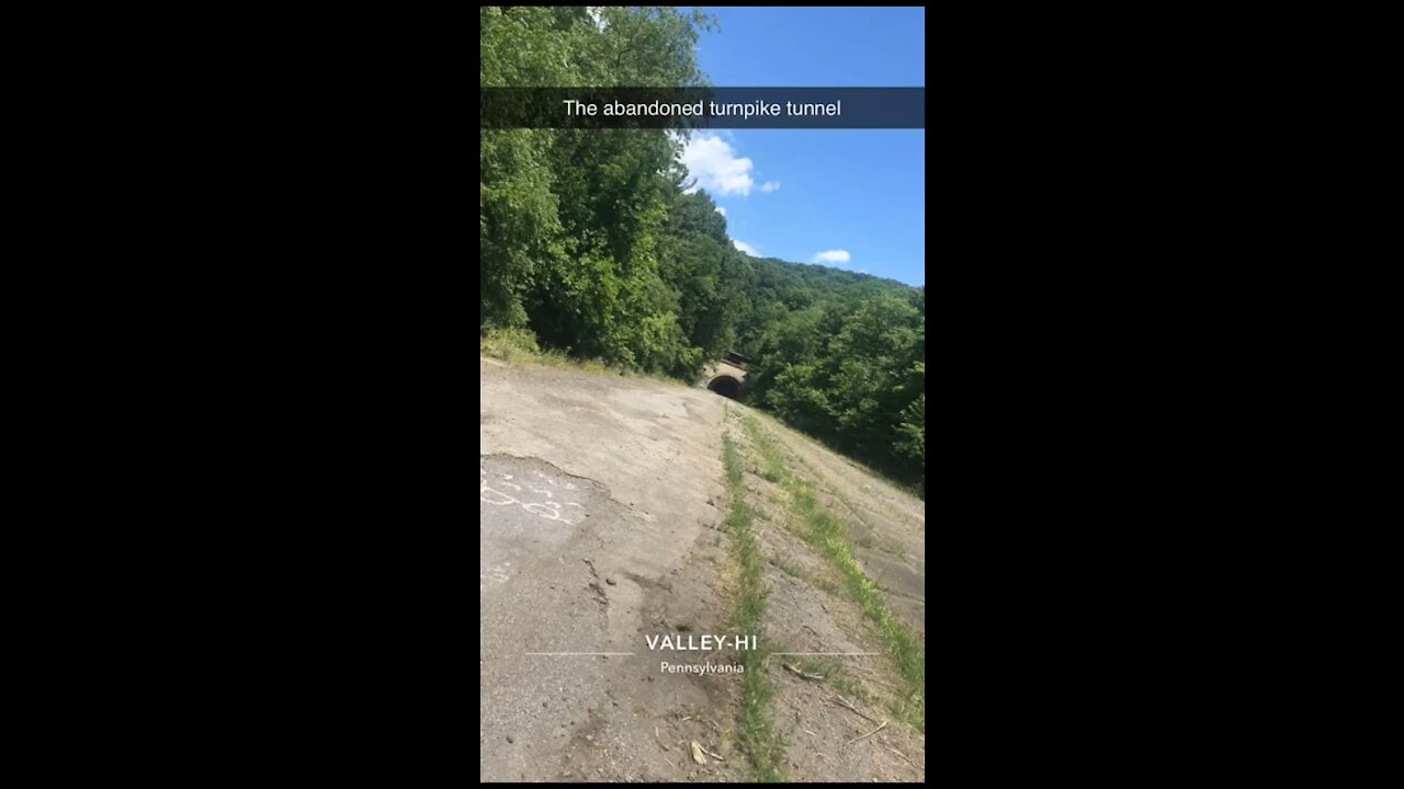 Abandoned PA Turnpike tunnel