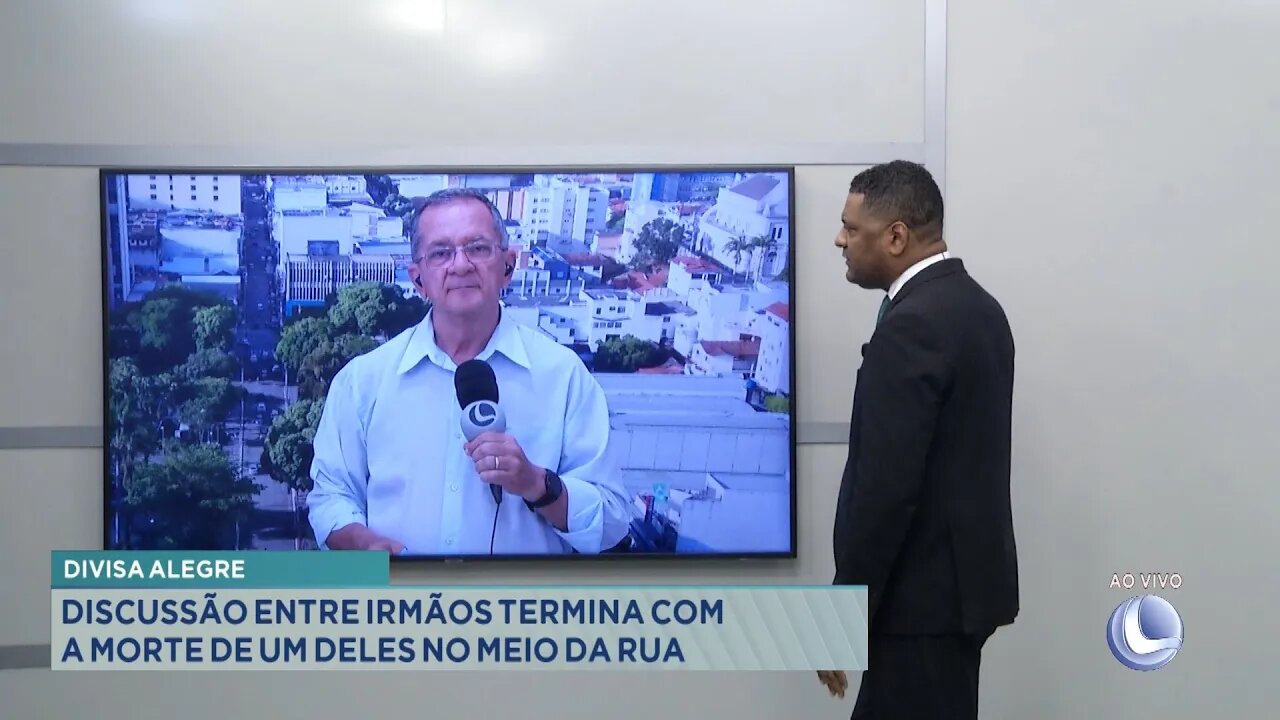 Divisa Alegre: Discussão entre Irmãos Termina com a Morte de um deles no meio da Rua.