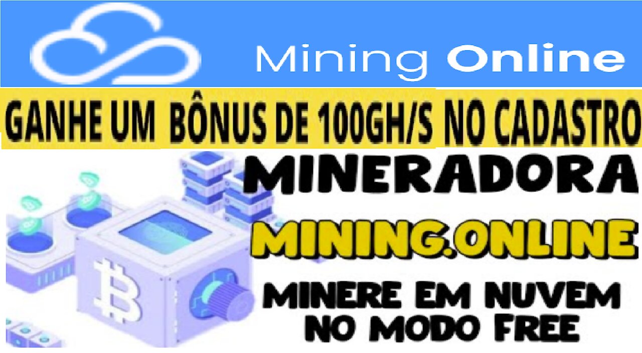 【MINING ONLINE】Ganhe grátis 100/ghs no Registro || 4 Doge Mín Saque | Bounty/GiveAway || RendaExtra