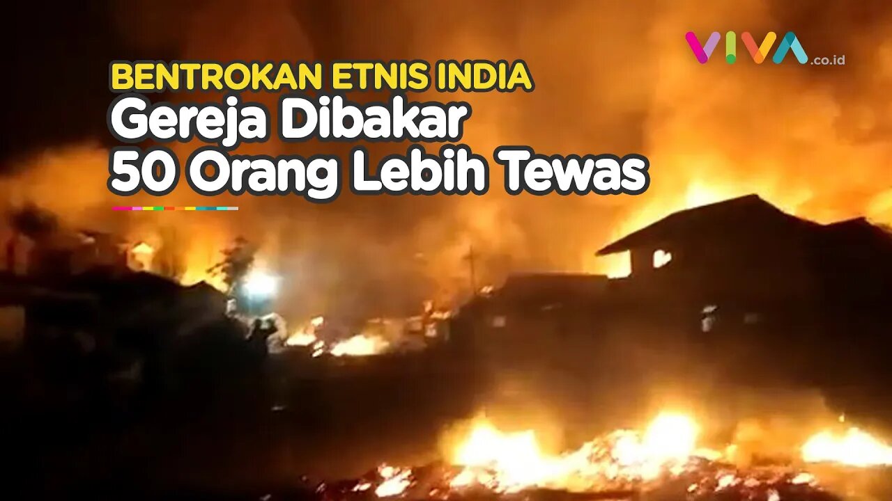 INDIA MENCEKAM! Bentrokan Etnis Pecah, Ratusan Orang Jadi Korban