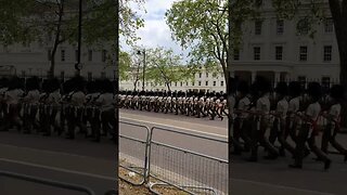 King Charles birthday. Trooping the colours rehearsal 17th May 2023