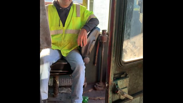 Operating a diesel locomotive