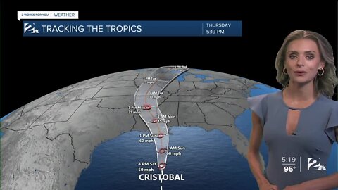 Saturday 5pm Forecast