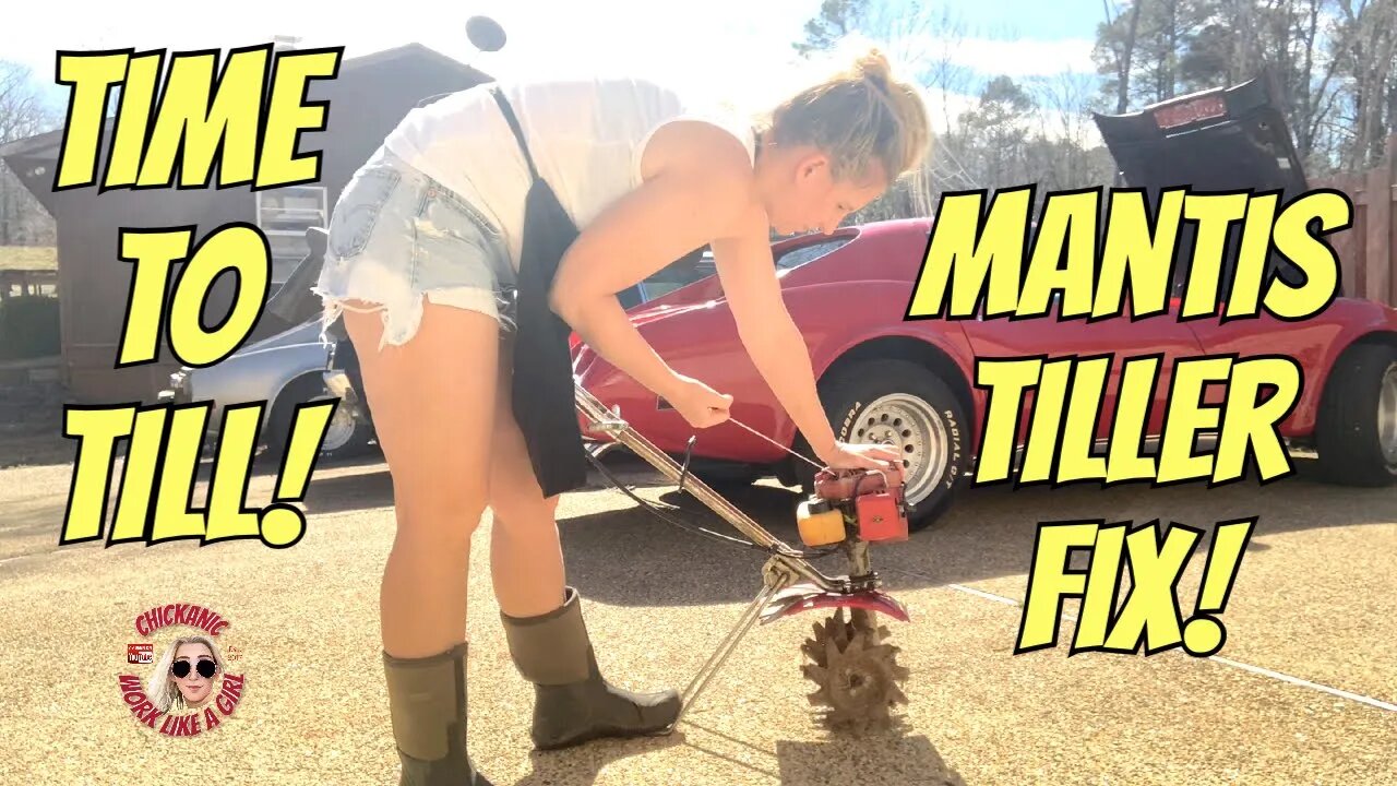 How to fix a Mantis Tiller 2 Cycle that has been sitting Zama Carb rebuild Repair Vlog