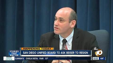 SD Unified Board to call on trustee's resignation