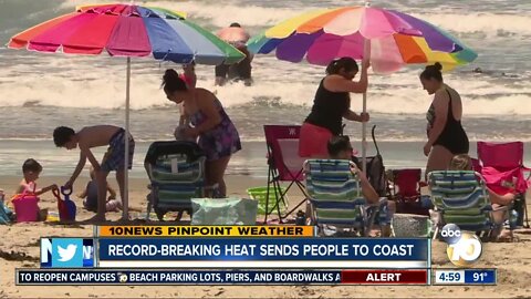 San Diego beach parking lots, piers and boardwalks reopened