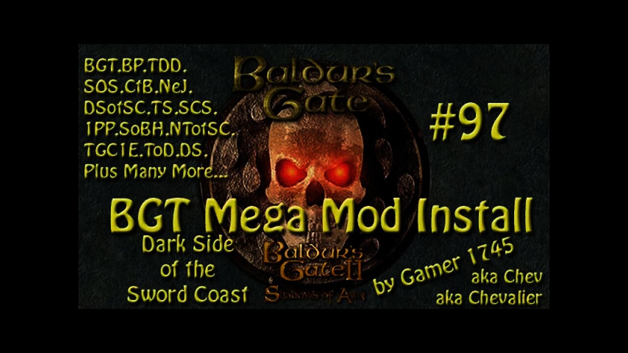 Let's Play Baldur's Gate Trilogy Mega Mod Part 97 - Dark Side