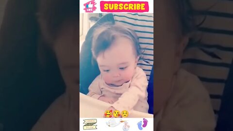 Cute Baby's 🥰😘 Reaction😇 😊 #behappyalways #cute #crazy