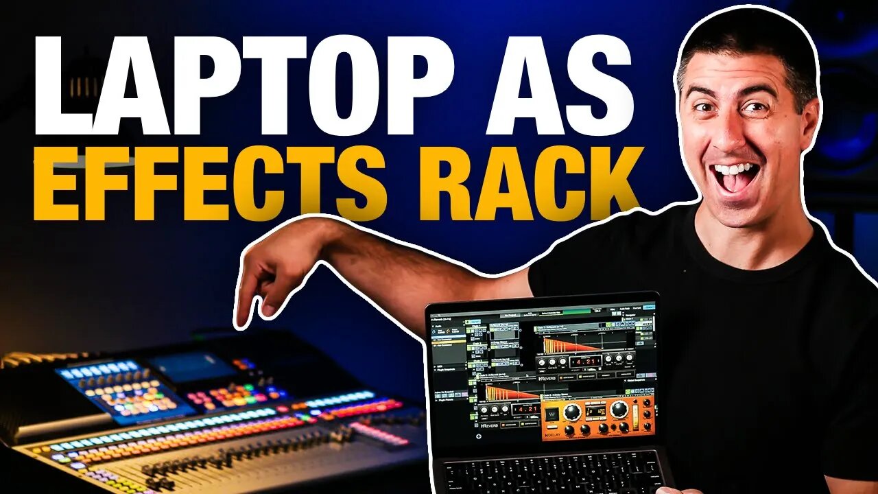 Laptop for Live Effects Rack