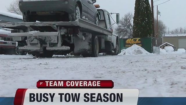 Busy season for Idaho tow truck drivers