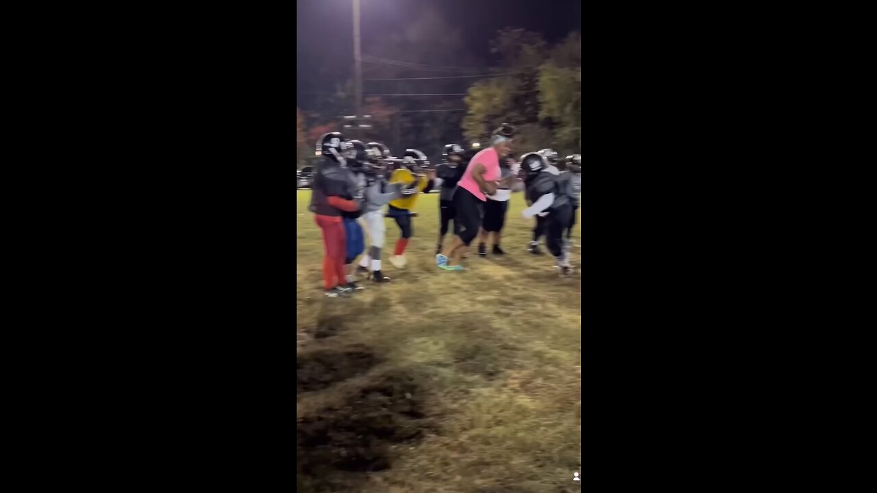 kids vs there moms in football