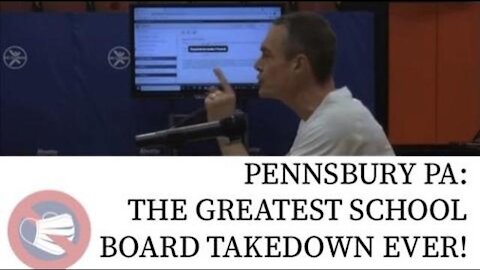 The Greatest School Board Smackdown EVER - Pennsbury, Bucks County, Pennsylvania