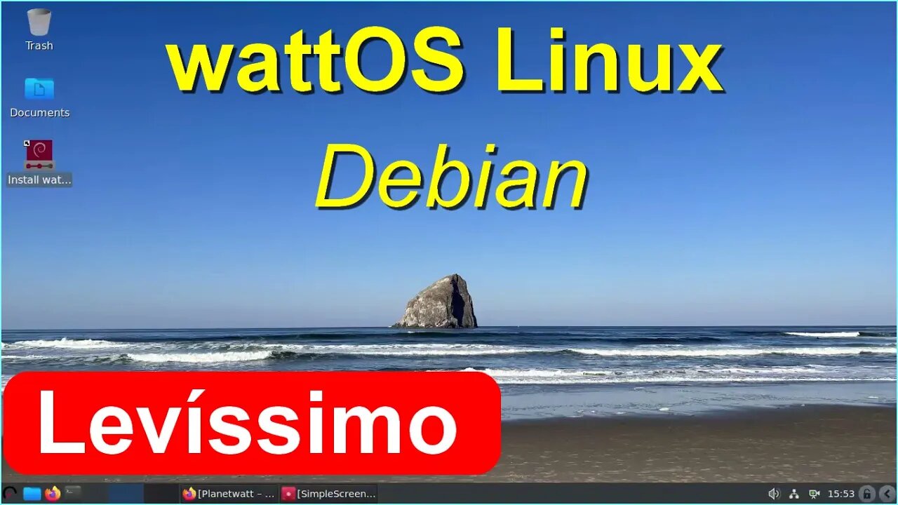 wattOS Linux Debian Simples, Mínimo e Rápido. Reviva seu computador antigo.