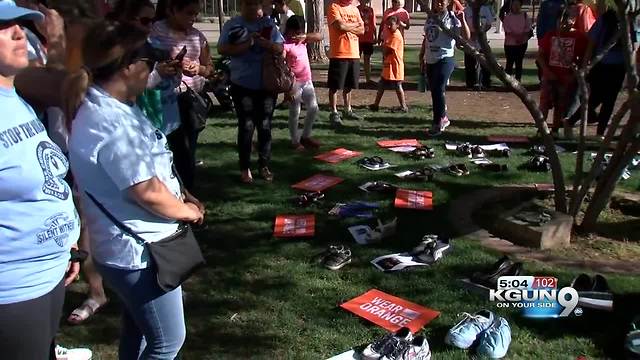 Silent march brings attention to gun violence