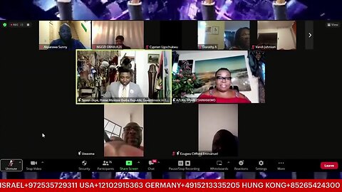 BRGIE PRIME MINISTER VISITS BIAFRANS IN NETHERLANDS